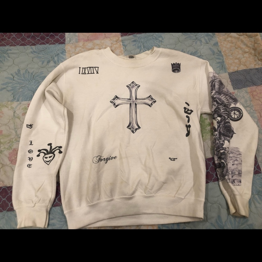 Justin Bieber Tattoo Crewneck